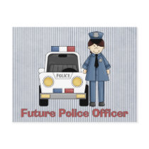 Future Police Officer - Female Postcards