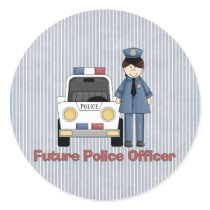 Future Police Officer - Female Stickers