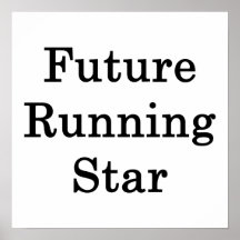 Future Running Star Posters