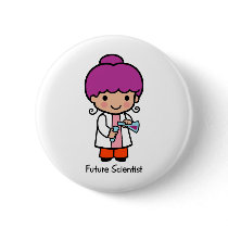 Future Scientist - Girl Pin