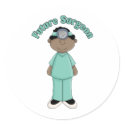 Future Surgeon African American Boy stickers