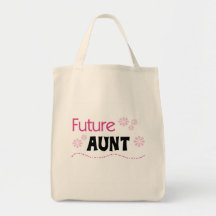 Future tante Tshirts et cadeaux Sac De Toile