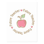Future Teacher Apple Postcards