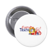 Future Triathlete Pinback Buttons