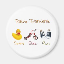 Future Triathlete Refrigerator Magnets
