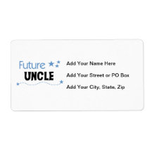 Future Uncle Gifts Custom Shipping Label