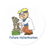 Future Veterinarian - Little Boy Sticker