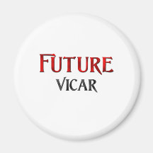 Future Vicar Refrigerator Magnet