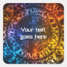 Futuristic design sticker