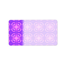 Futuristic Pattern in Bright Pink Purple Colours. Labels