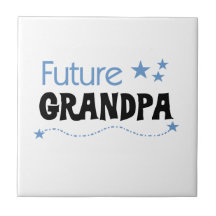 Futurs T-shirts et cadeaux de grand-papa Carreau