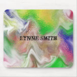 Fuzzy Colors Design Mouse Pads
