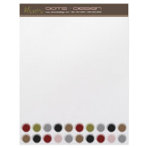 Fuzzy Dots 01 Modern Designer Template Letterhead