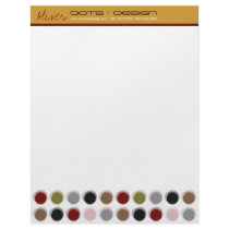 Fuzzy Dots 01 Modern Designer Template Letterhead