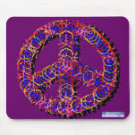 Fuzzy Peace Mousepad