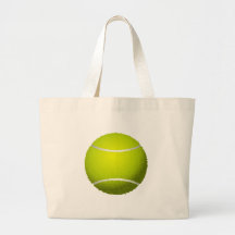 Fuzzy Tennis Ball Canvas Bags