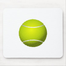 Fuzzy Tennis Ball Mousepad