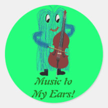 FuzzyBassPlayer Stickers