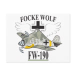 fw-190 focke wolf postcard