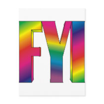 FYI: Customize It! Post Card