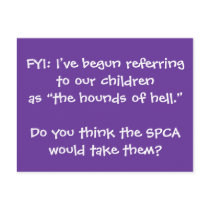 FYI: I’ve begun referring to our children as “t...