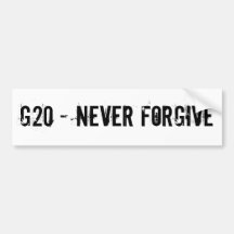 G20 BUMPER STICKERS