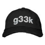 g33k Embroidered Hat