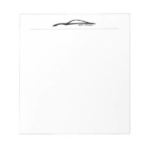 G37 Coupe black silhouette notepads