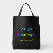 g6-c8 handbell ringers tote bag