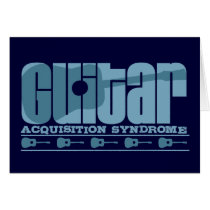 G.A.S. Acoustic Blue Greeting Cards