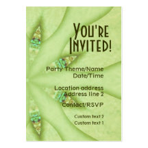 G- Carte d'invitation de partie Modèle De Carte De Visite