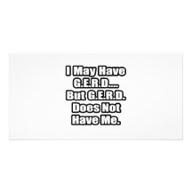 G.E.R.D. Fighting Quote Personalized Photo Card