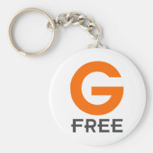 G Free Gluten Free Key Chains