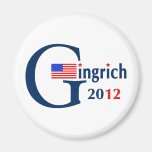 G / Gingrich 2012 (v104) Fridge Magnet