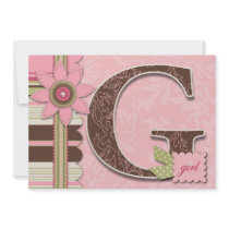 G Girl Invitation