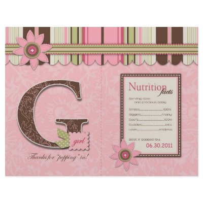 G Girl Popcorn Wrapper Personalized Flyer by LullabyeDreams