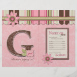 G Girl Popcorn Wrapper Personalized Flyer