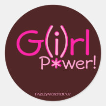 G(i)rl P*wer! Stickers