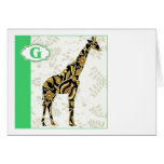 G is for Giraffe