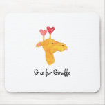 G is for Giraffe Mouse Mats