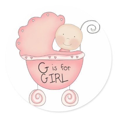 G is for Girl Sticker by myhmdbaby