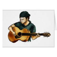 G is for Guitar Greeting Card