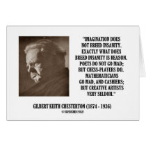 G.K. Chesterton Imagination Insanity Creative