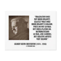 G.K. Chesterton Imagination Insanity Creative