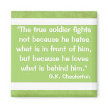 G.K Chesterton Quote Refrigerator Magnet