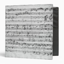 G major for violin, harpsichord and violoncello 3 ring binders