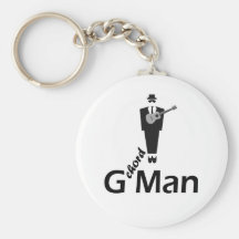 G Man Ukulele Keychain