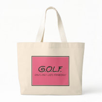 G.O.L.F. GALS ONLY LADS FORBIDDEN CANVAS BAG