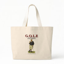 G.O.L.F. GENTLEMEN ONLY LADIES FORBIDDEN CANVAS BAG