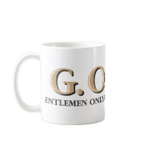 G.O.L.F. GENTLEMEN ONLY LADIES FORBIDDEN MUGS